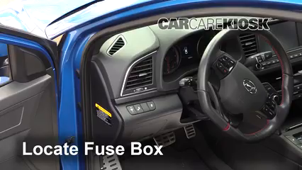 2018 Hyundai Elantra Sport 1.6L 4 Cyl. Turbo Fusible (interior) Cambio